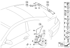 Различные детали кузова
