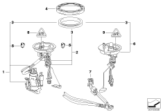 Топливный насос/датчик уровня наполнения