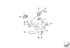 Бачок стеклоомывателя (интенсивный)