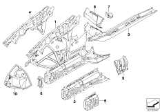 Колесная ниша/лонжерон