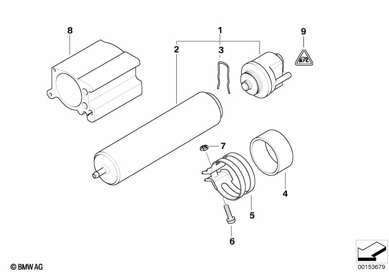 E87/E46/E60/E65/E83 Топливный фильтр с обогревом