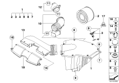 Глушитель шума всас./смен.элем.фил./HFM