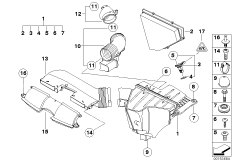 Глушитель шума всас./смен.элем.фил./HFM