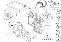 Глушитель шума всас./смен.элем.фил./HFM