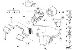 Глушитель шума всас./смен.элем.фил./HFM