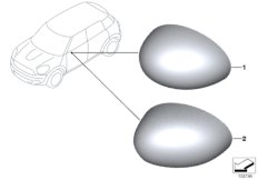 Доосн.хромированным наружным зеркалом