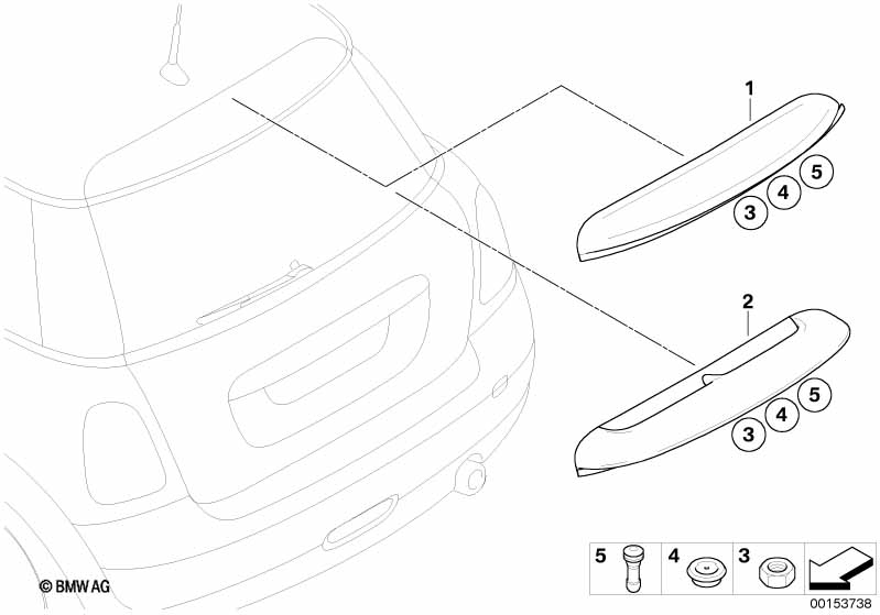 Дооснащение задним спойлером