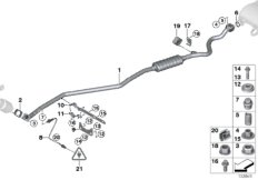 Передний дополнительный глушитель