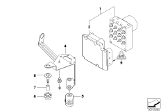 Гидроагрегат DSC/ЭБУ/кронштейн