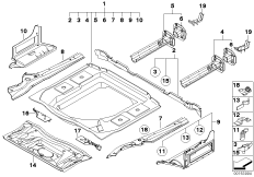 Дополнит.элементы пола багажника