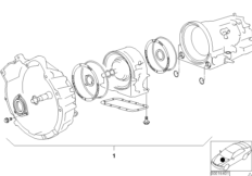A4S270R/310R ремкомпл. кожуха гидротран.