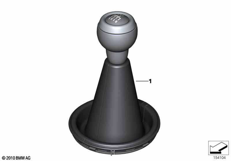 Головка рычага переключ. передач/чехол