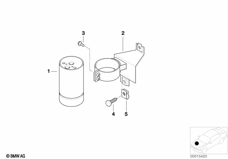 Бачок осушителя