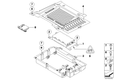 Детали SA 644 Багажное отделение/USB