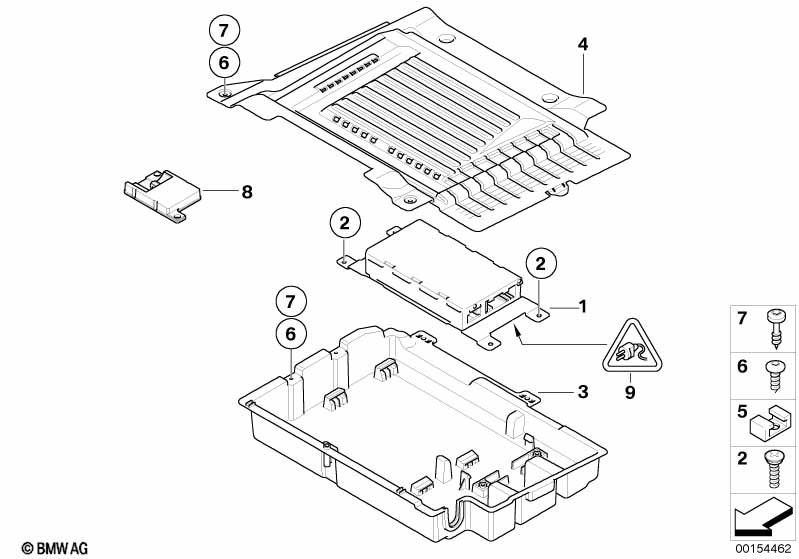 Детали SA 644 Багажное отделение/USB