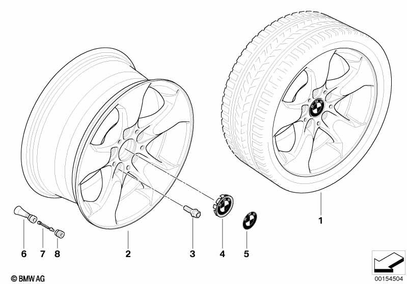 Колесный болт Schwarz