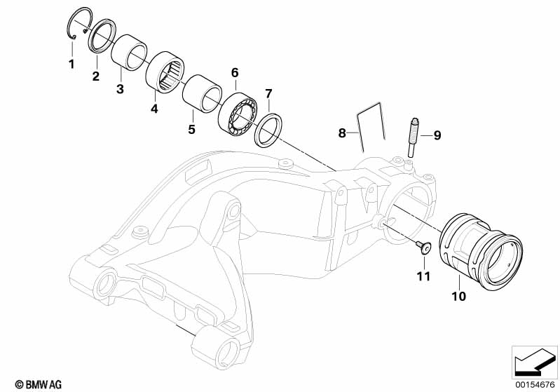 Эксцентрик качающегося рычага