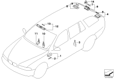 Различные огни