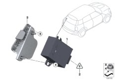 Steuergerät Spiegelanklappung