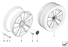 Л/c диск BMW со звездообр.спиц.диз.209