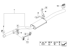 Средний глушитель