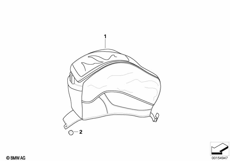 Сумка на топливный бак