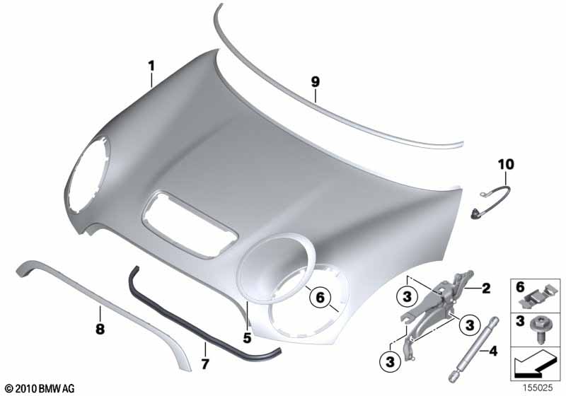 Капот/дополнительные элементы