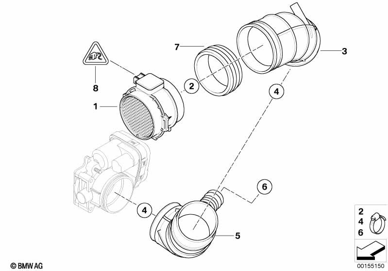 Хомут крепления шланга