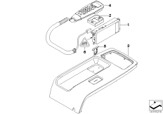 Детали телефона с двумя трубками SA6NA