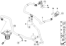 Трубопроводы системы нейтрализации ОГ