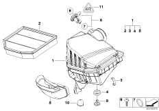 Глушитель шума всас./смен.элем.фил./HFM