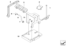 Крепление батареи и дополнит. элементы