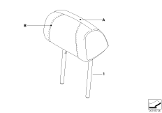 Инд.подголовник спортивного сиденья Зд
