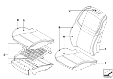Инд. обивка спортивного сиденья Пд