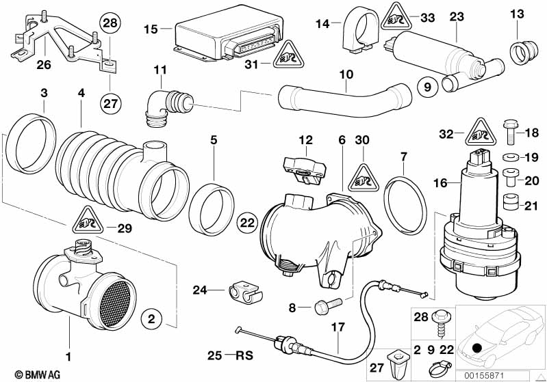 Расходомер воздуха/ASC