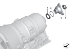 GA6HP32Z Выходной вал