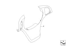 Крышка рулевого колеса, дерево