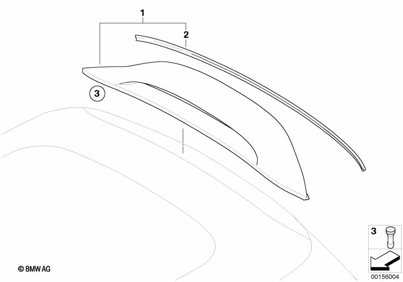 Задний спойлер