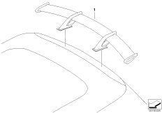 Задний спойлер M Performance