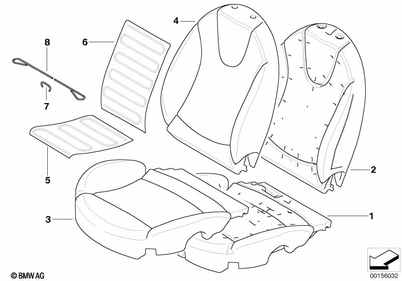 Пер.сид.набивка и обивка сид.с изогн.сп