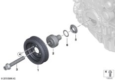 Демпфер крут.колебаний ременного прив.