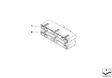 Блок переключателей в центр.консоли
