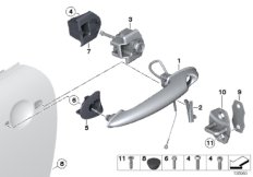 Система замков передней двери