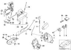 Привод двери/замок двери Пд