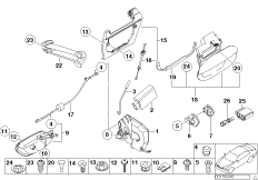 Привод двери/замок двери Зд