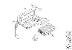 Усилитель системы HiFi/ кронштейн