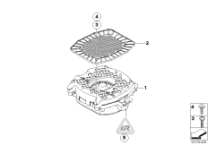 Детали центрального НЧ-динамика
