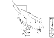 Детали стеклоочистителя