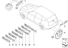 Эмблемы / надписи