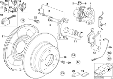 Датчик износа торм.накладки колеса Зд